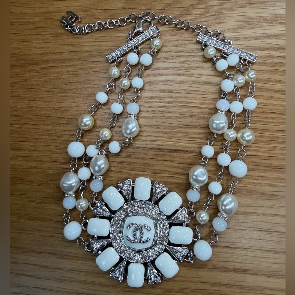 Chanel Multi-Strand Statement Choker Necklace - image 5